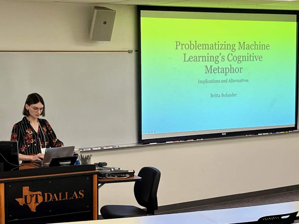 Britta Bolander - Problematizing Machine Learning's Cognitive Metaphor: Implications and Alternatives